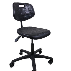 Skin poly work chair with castors