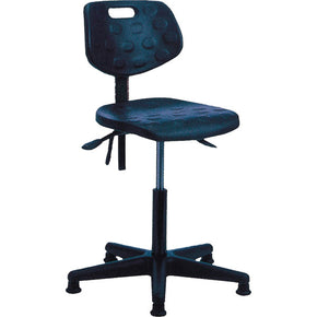 Skin poly work chair with glides